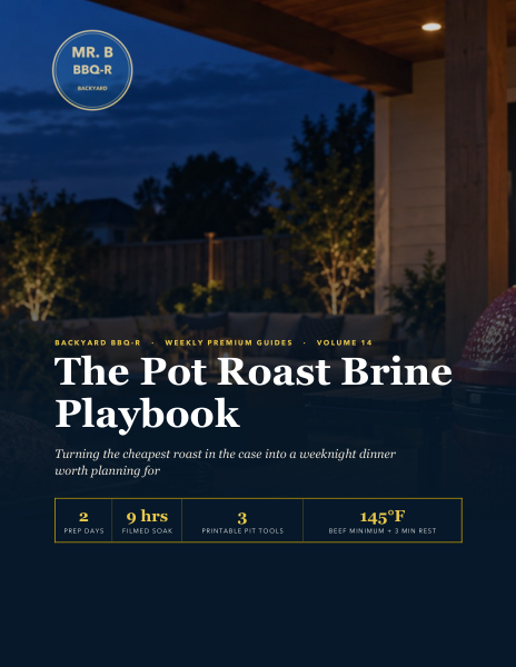 Cover of The Pot Roast Brine Playbook, weekly premium guide