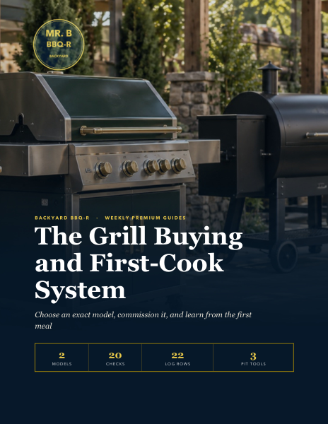 Cover of The Grill Buying and First-Cook System, weekly premium guide