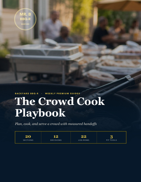 Cover of The Crowd Cook Playbook, weekly premium guide