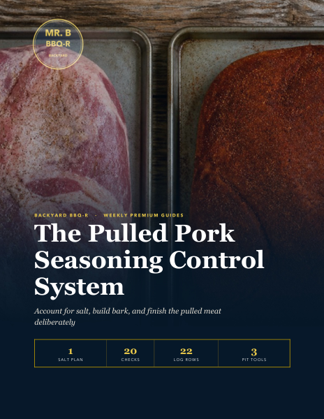 Cover of The Pulled Pork Seasoning Control System, weekly premium guide