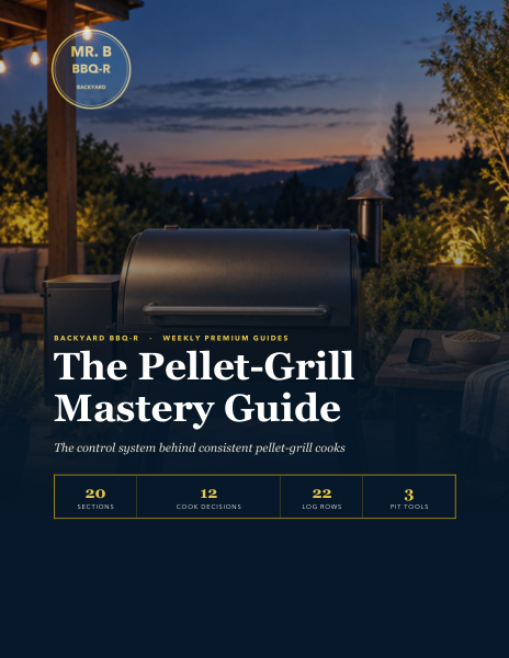 Cover of The Pellet-Grill Mastery Guide, weekly premium guide