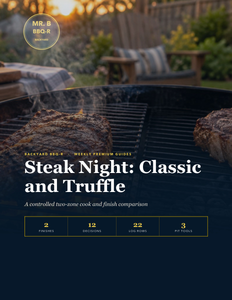 Cover of Steak Night: Classic and Truffle, weekly premium guide
