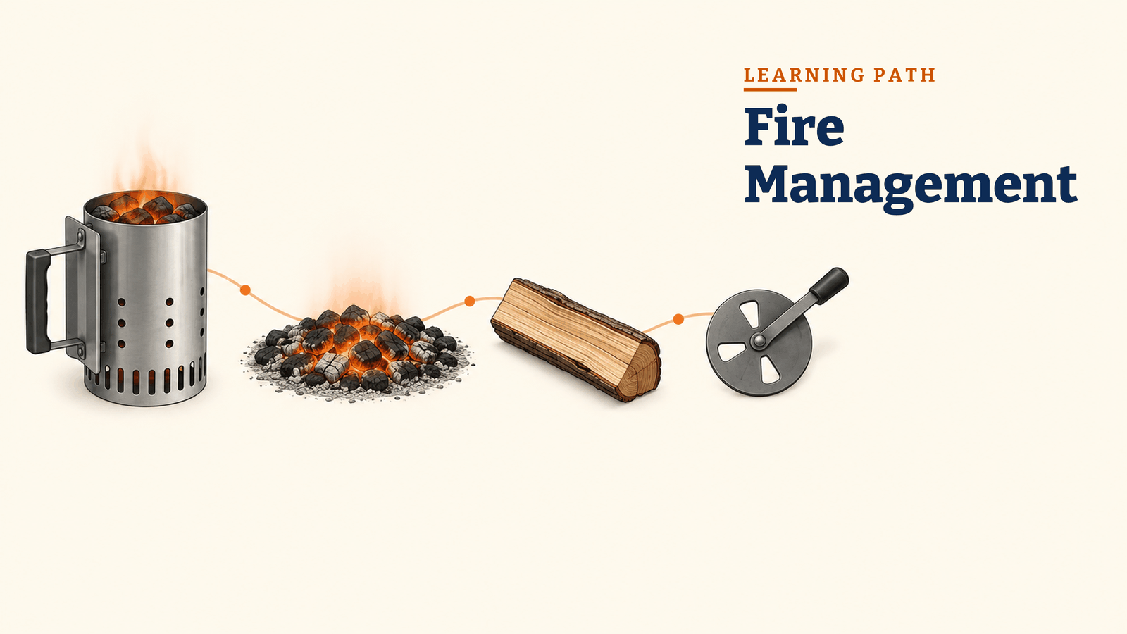 Fire management learning path illustration