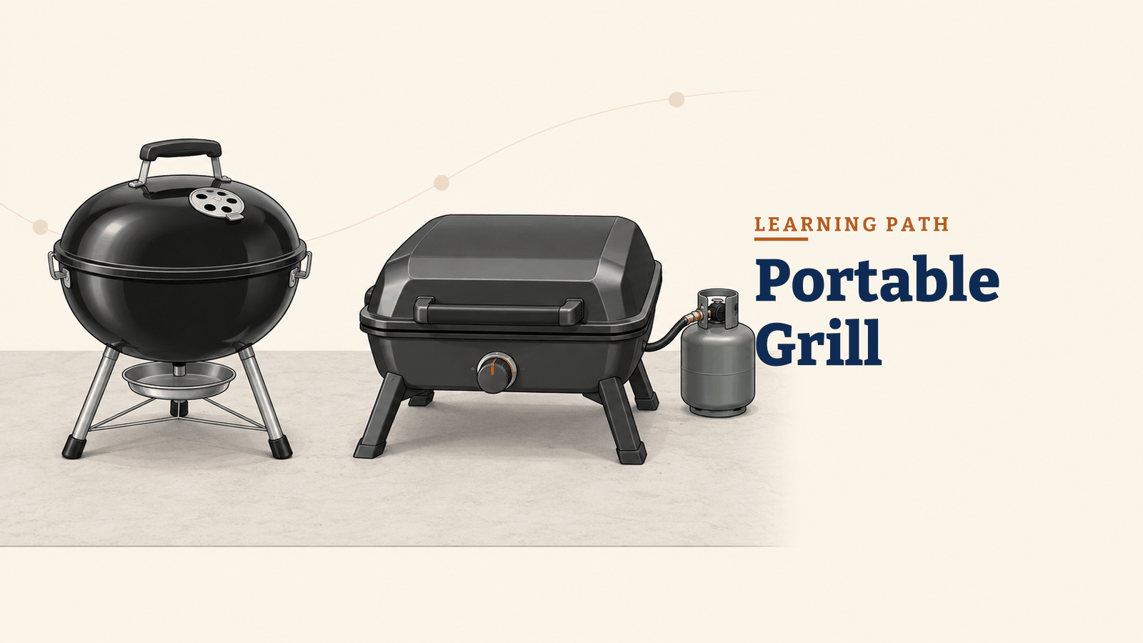 Portable Grill Setup learning path illustration
