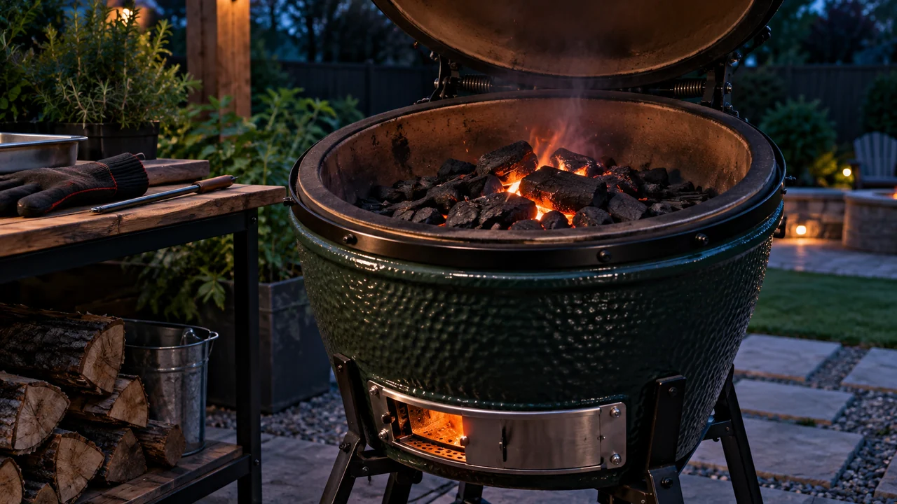 How to Start a Fire on a Kamado Grill
